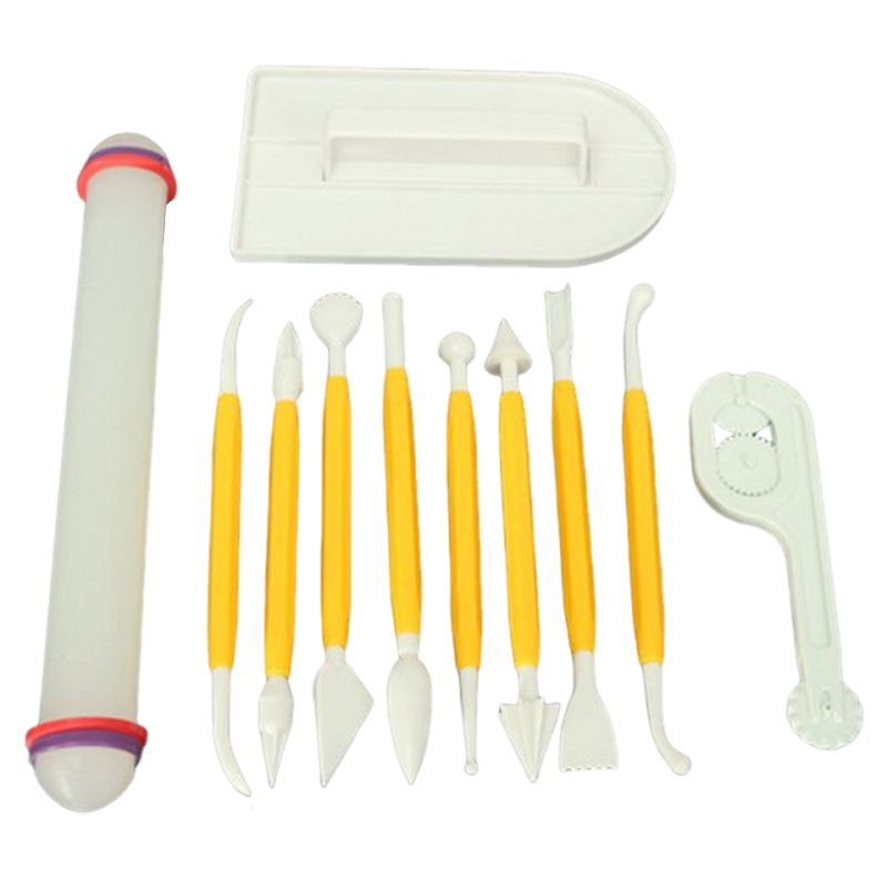 Fondant Smoother Set - 11pcs/set Baking Tools Cake Household DIY