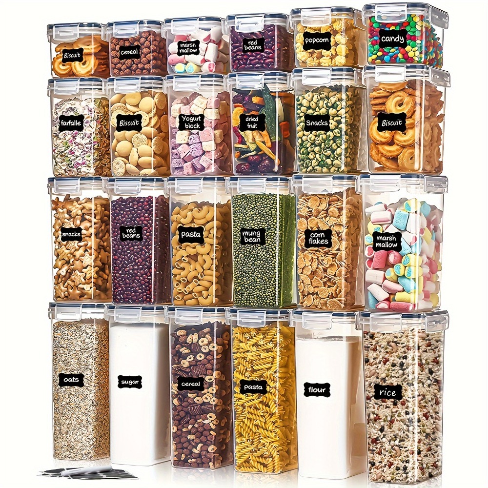 Kitchen Baking Tins - 24Pcs Food Storage Containers 12 Boxes