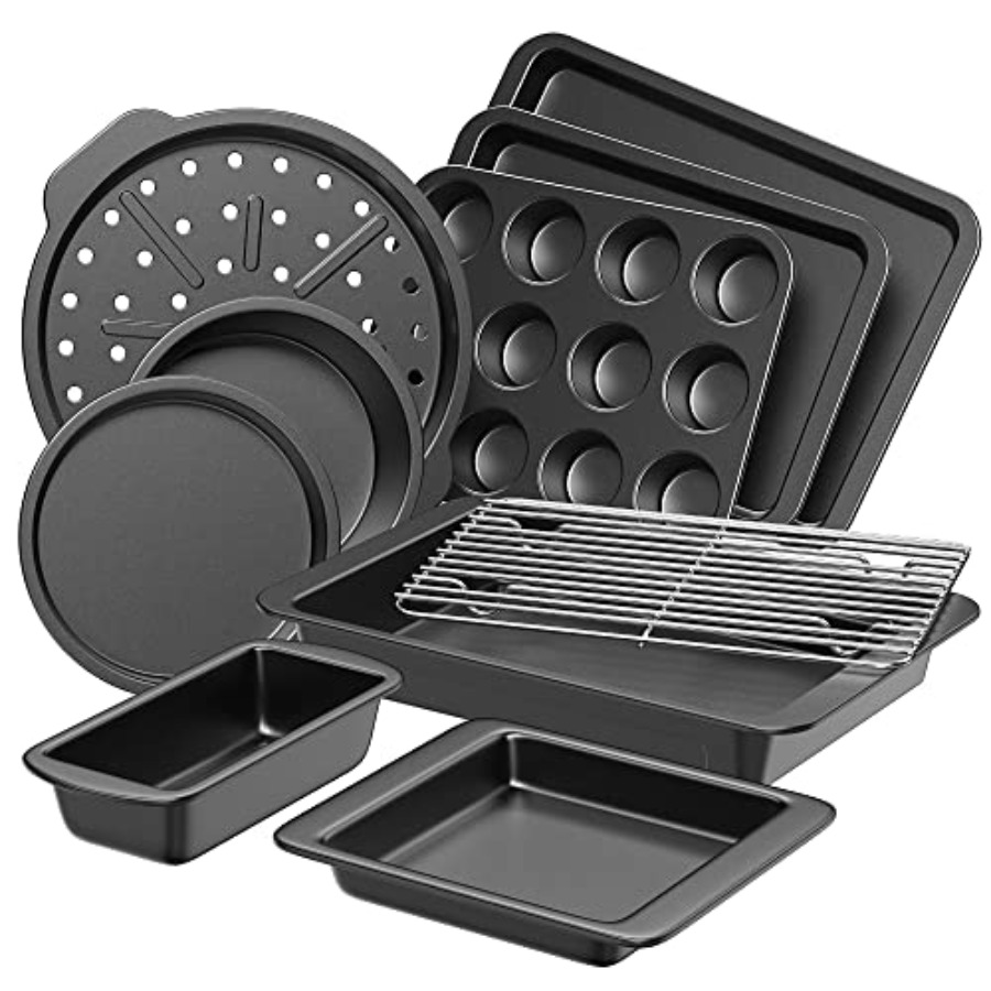 Kitchen Baking Rack - Bakeware Sets, Baking Pans Set, Nonstick