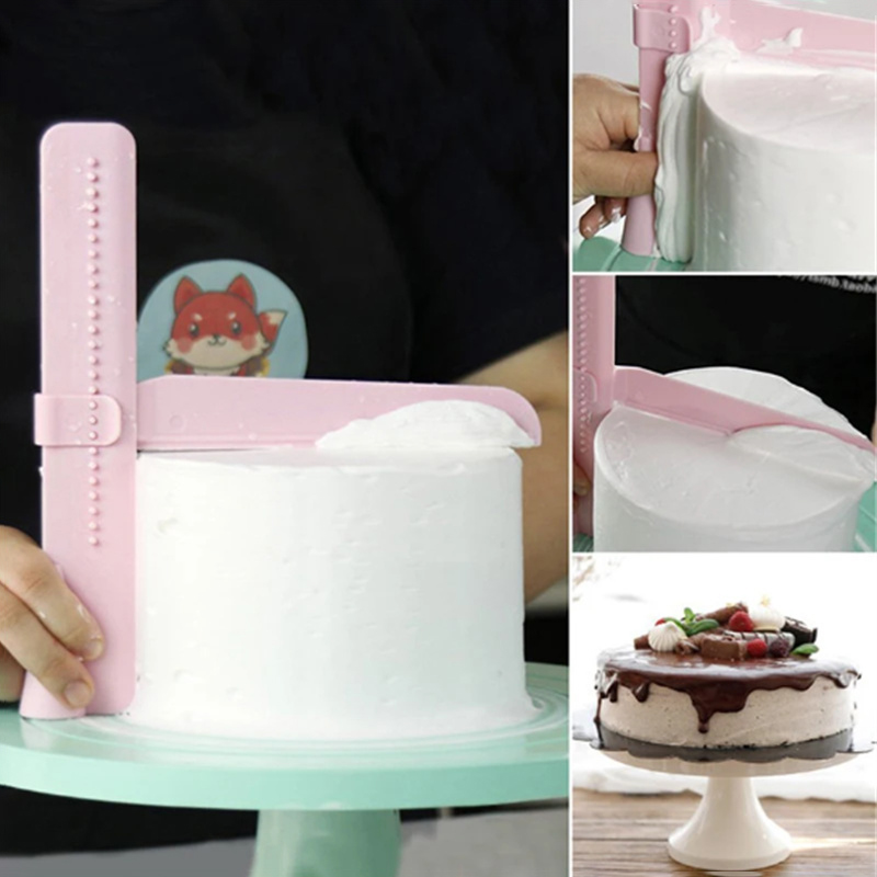 Fondant Smoother Set - DIY Adjustable Screed Cake Scraper Fondant