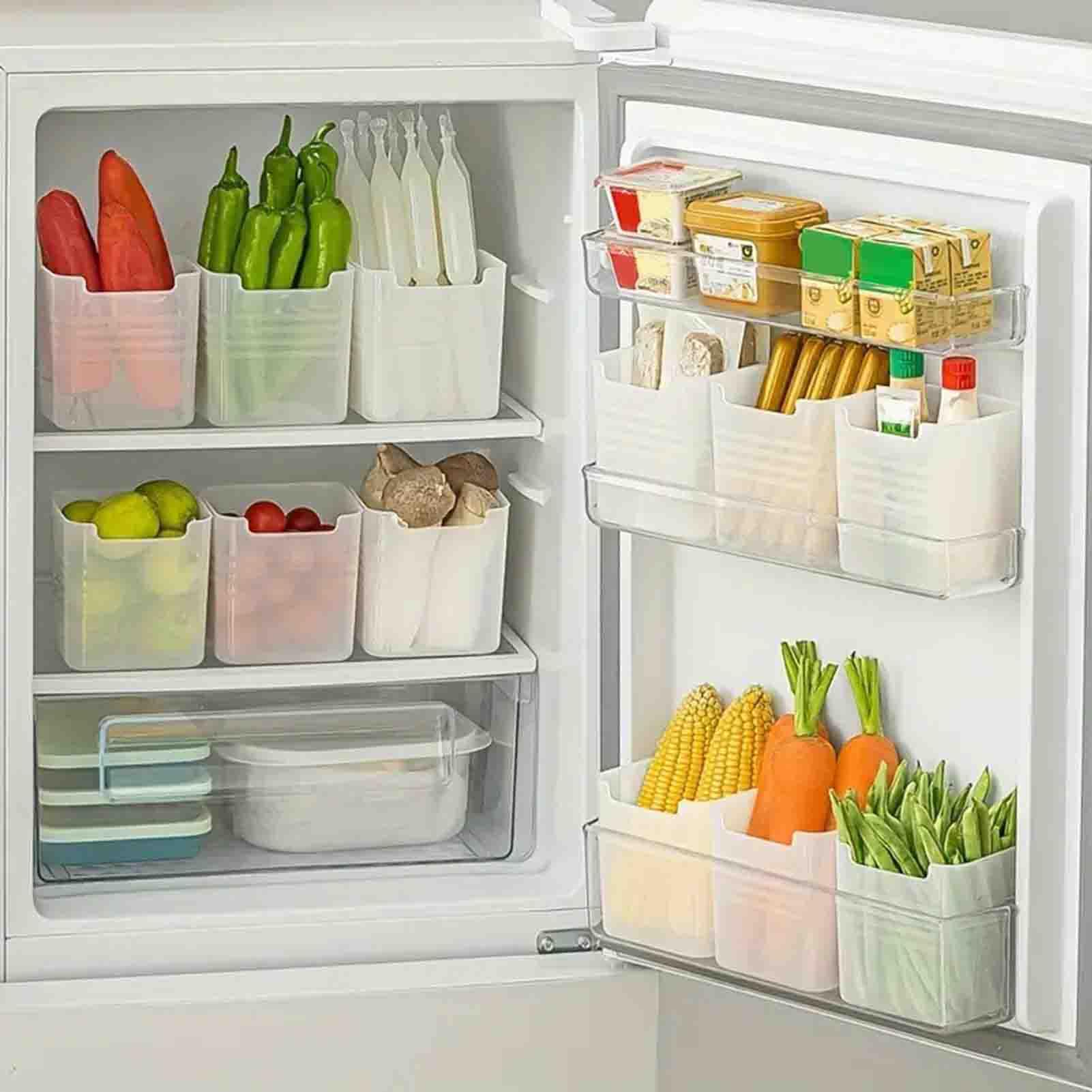 Kitchen Baking Tins - 3pcs Kitchen Storage Basket 10*11*8.5cm Refrigerator