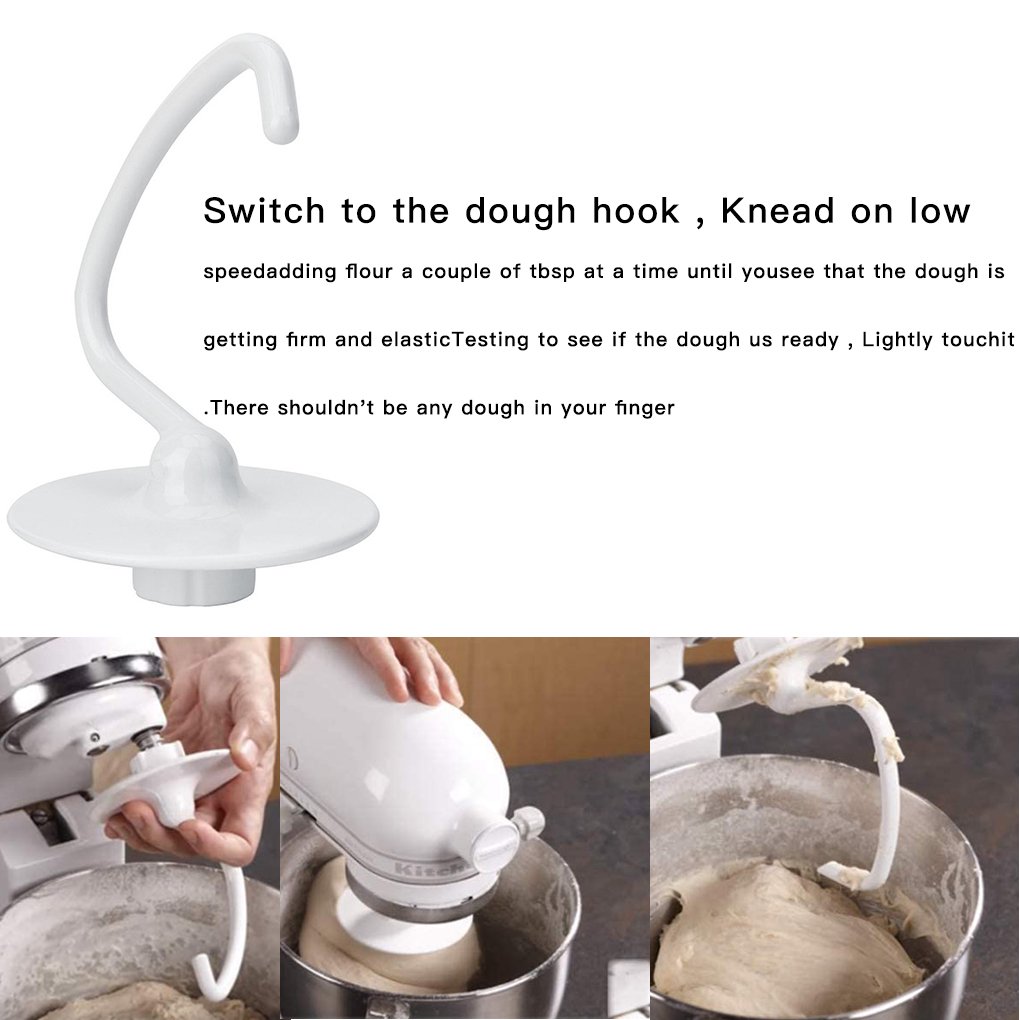 K45DH C-shaped Bread Dough Hoo - Kitchen Aid Baking Bread recension och pris