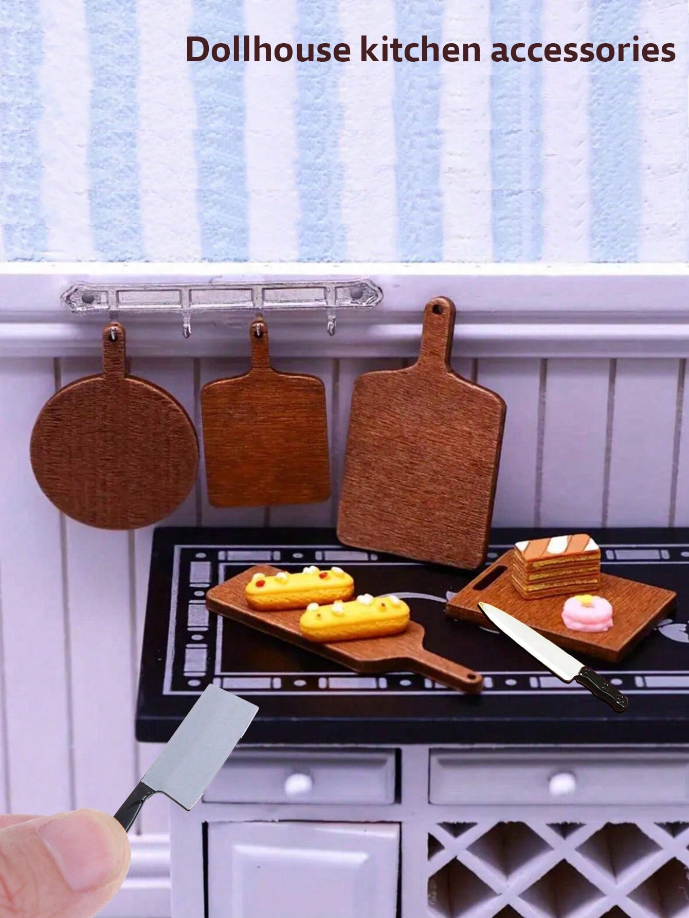 Dollhouse Mini Kitchen Set Cut - Miniature Baking Kitchen recension och pris