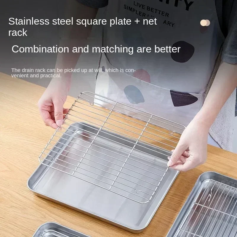 Stainless Steel Baking Pan Tra - Kitchen Baking Rack recension och pris