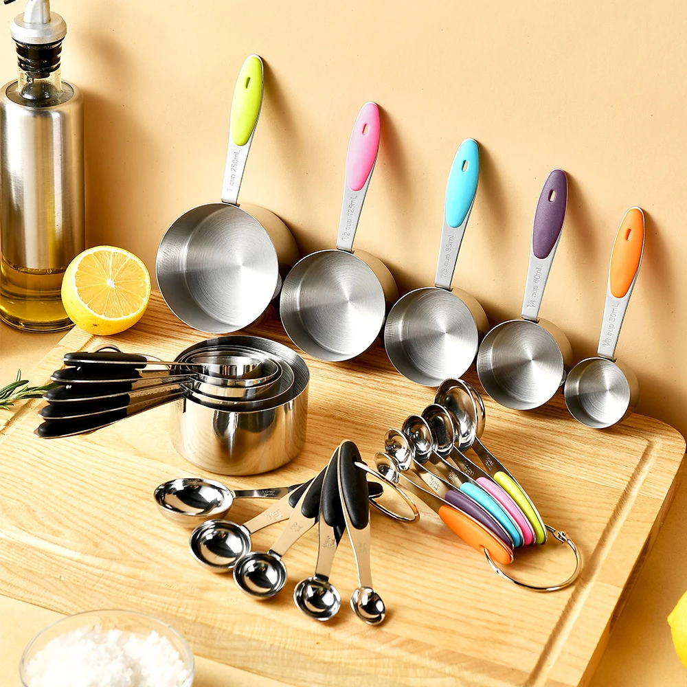 5/10Pcs Stainless Steel Measur - Kitchen Baking Store recension och pris