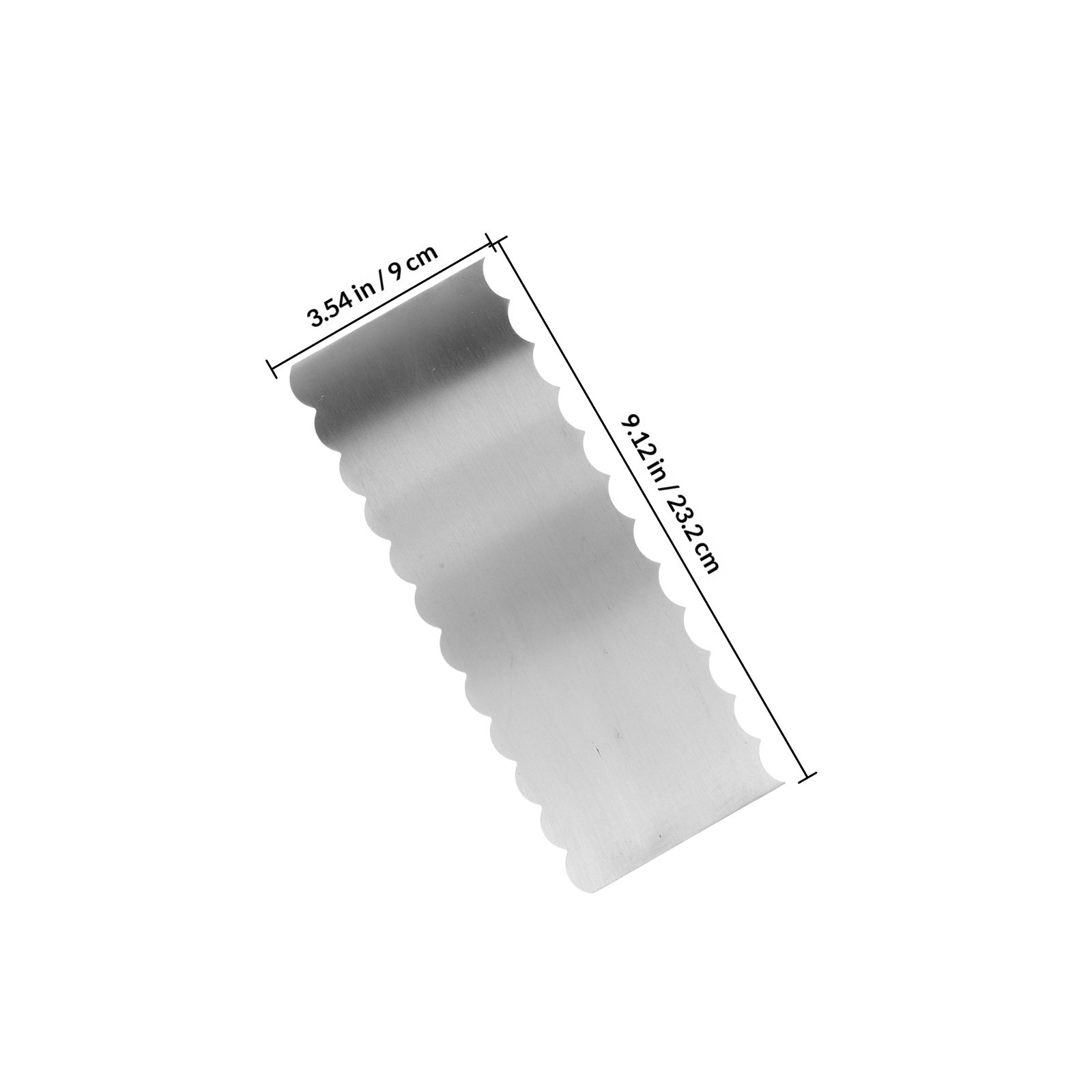 3Pcs Stainless Steel Cake Smoo - Fondant Smoother Set recension och pris