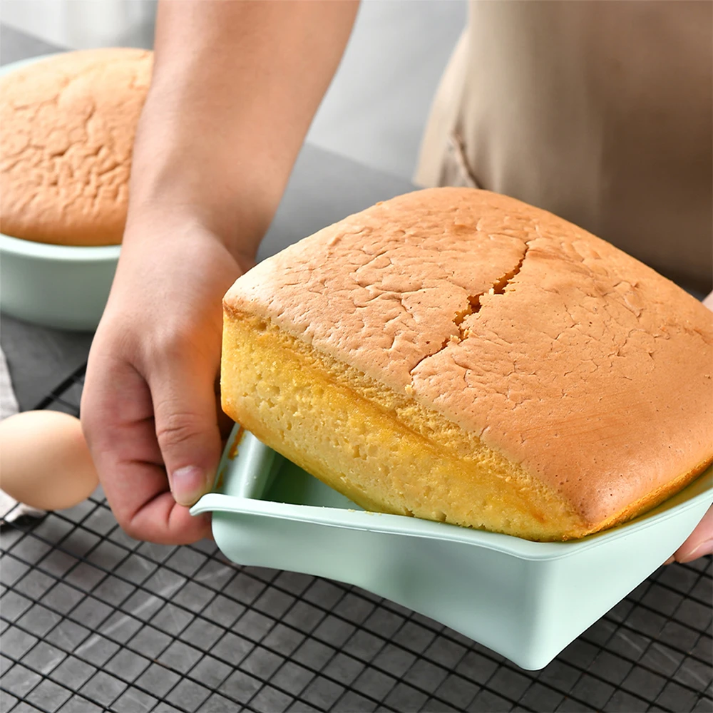 1/4Pcs Silicone Square Cake Mo - Kitchen Baking Store recension och pris