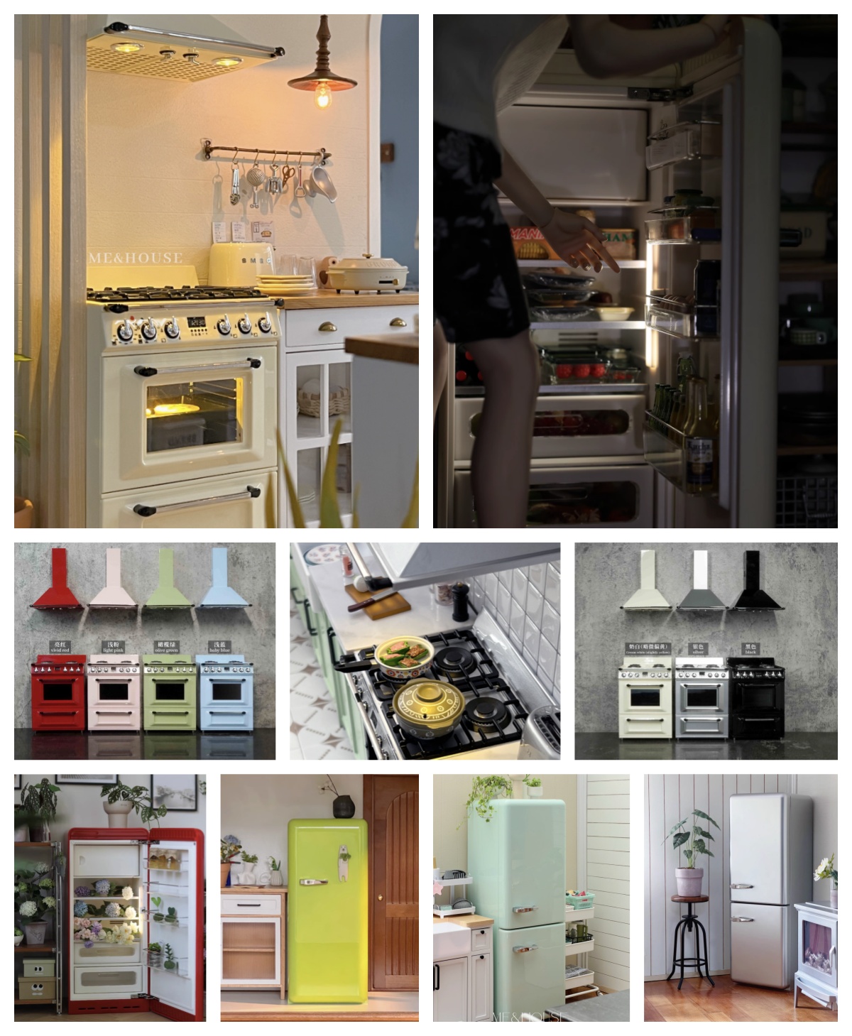 1/6 Modern Miniature Kitchen F - Miniature Baking Kitchen recension och pris