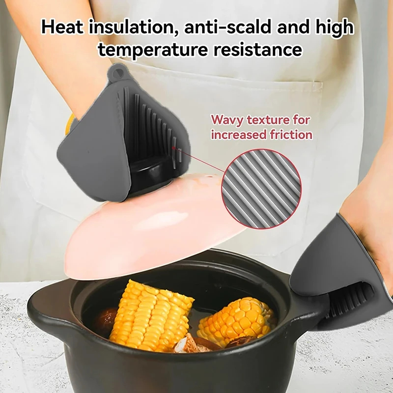 2pcs Mini Oven Gloves Silicone - Kitchen Baking Rack recension och pris