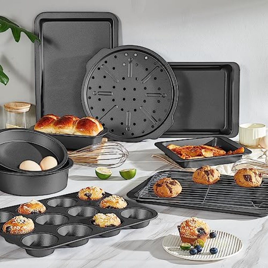 Bakeware Sets, Baking Pans Set - Kitchen Baking Rack recension och pris