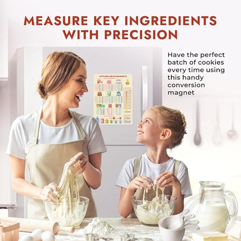 Kitchen Conversion Chart Magne - Kitchen Baking Conversion Chart recension och pris