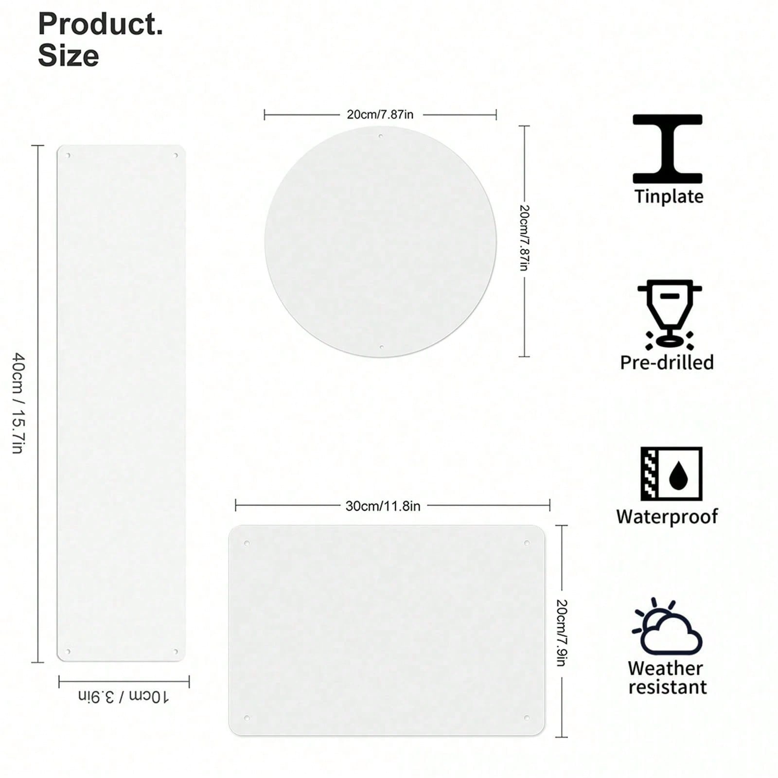 2D Flat 1pc Vintage Kitchen Me - Kitchen Baking Conversion Chart recension och pris