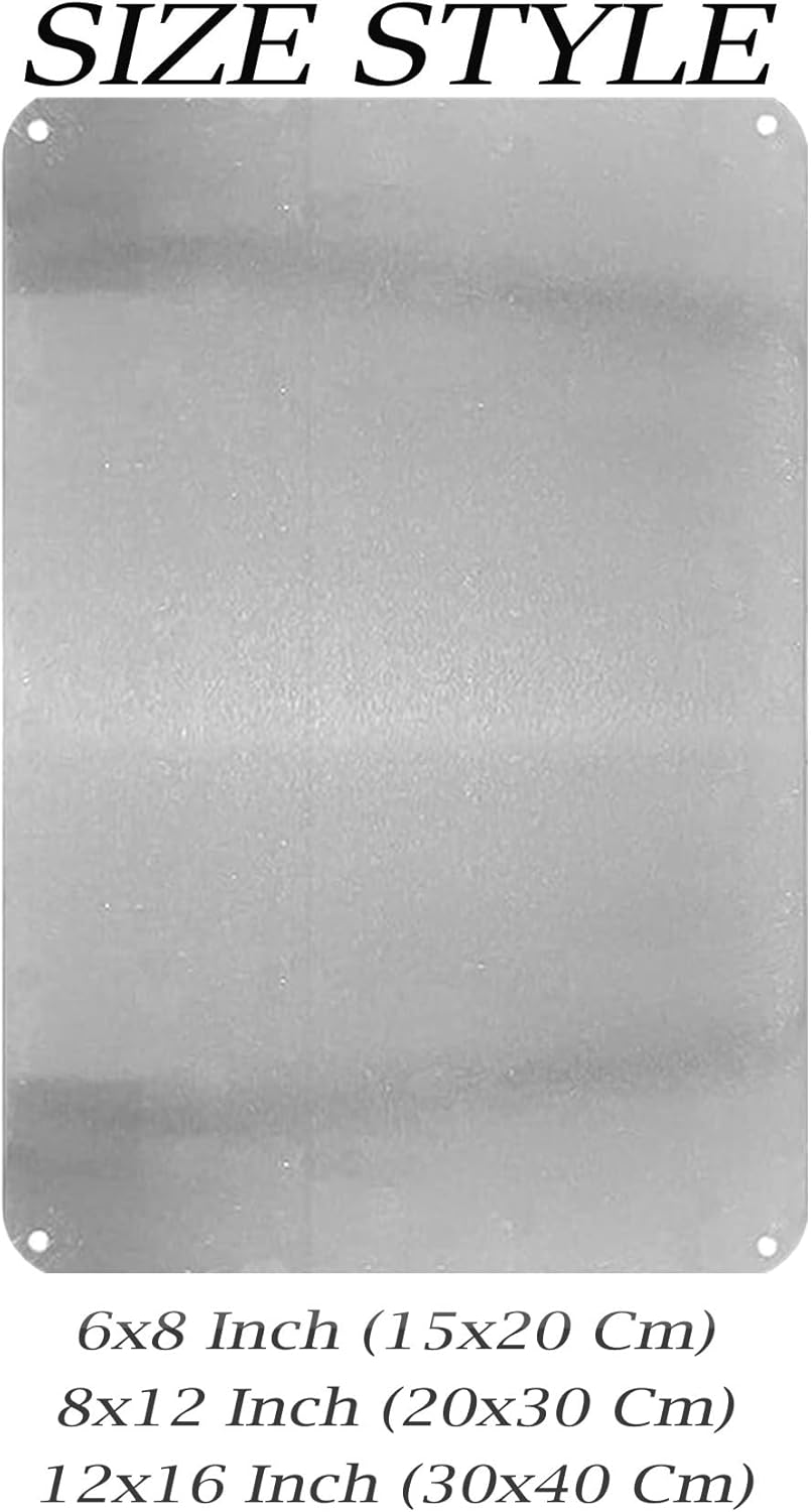Rustic Tin Sign Decor Baking S - Kitchen Baking Conversion Chart recension och pris