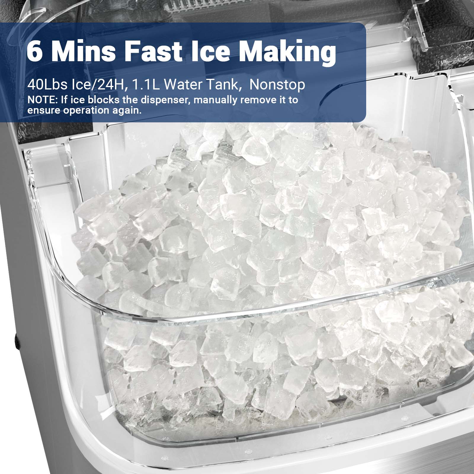 Nugget Ice Maker Countertop, S - Miniature Baking Kitchen recension och pris