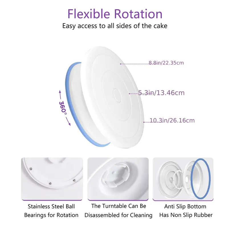 205PCS Professional Cake Decor - Fondant Smoother Set recension och pris