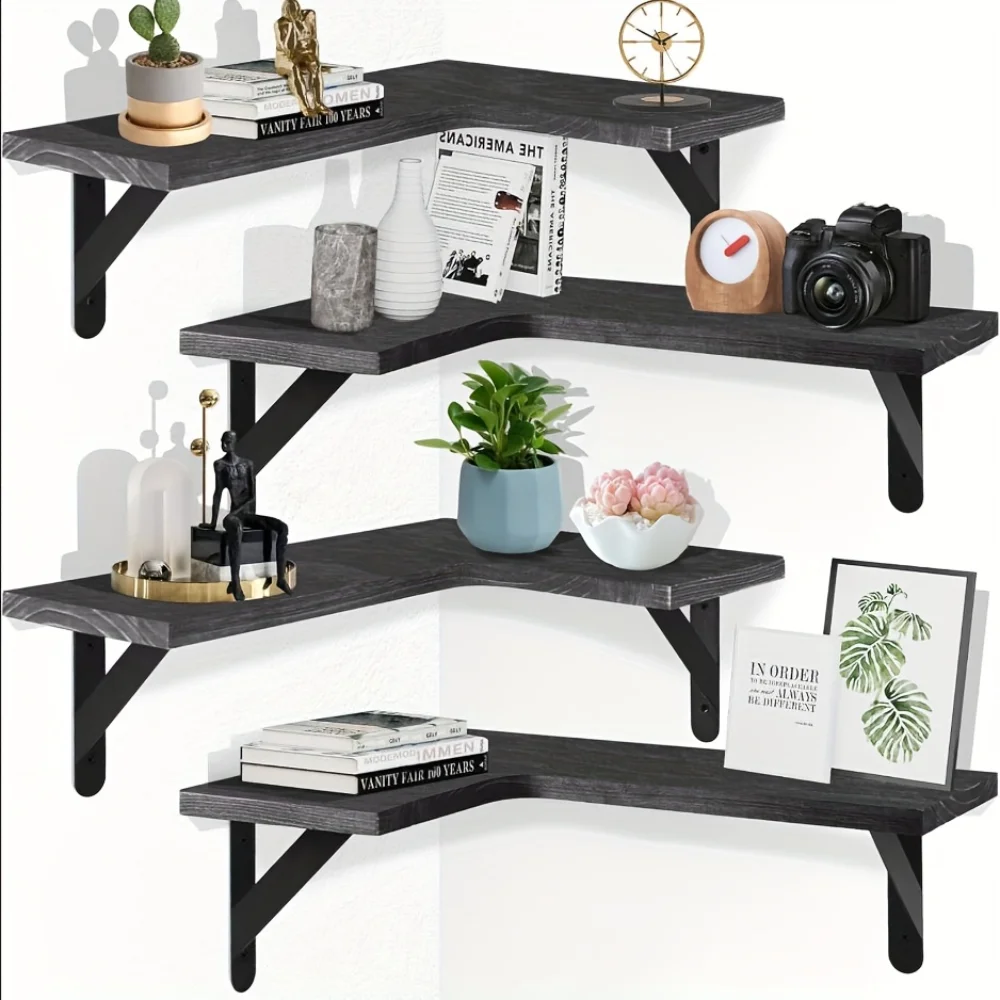 Natural Wood Grain Floating Sh - Kitchen Zo recension och pris