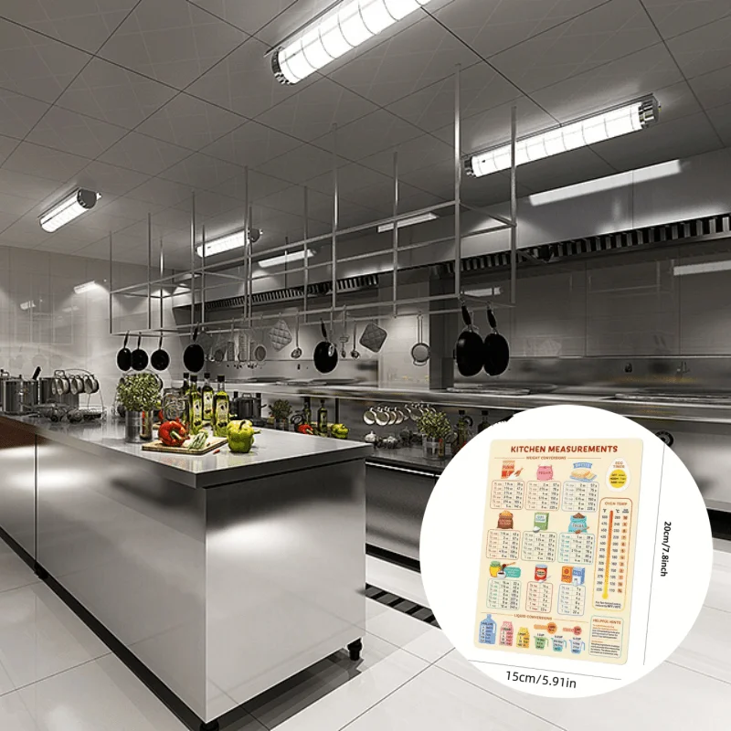 1PC Kitchen Conversion Chart,  - Kitchen Baking Conversion Chart recension och pris