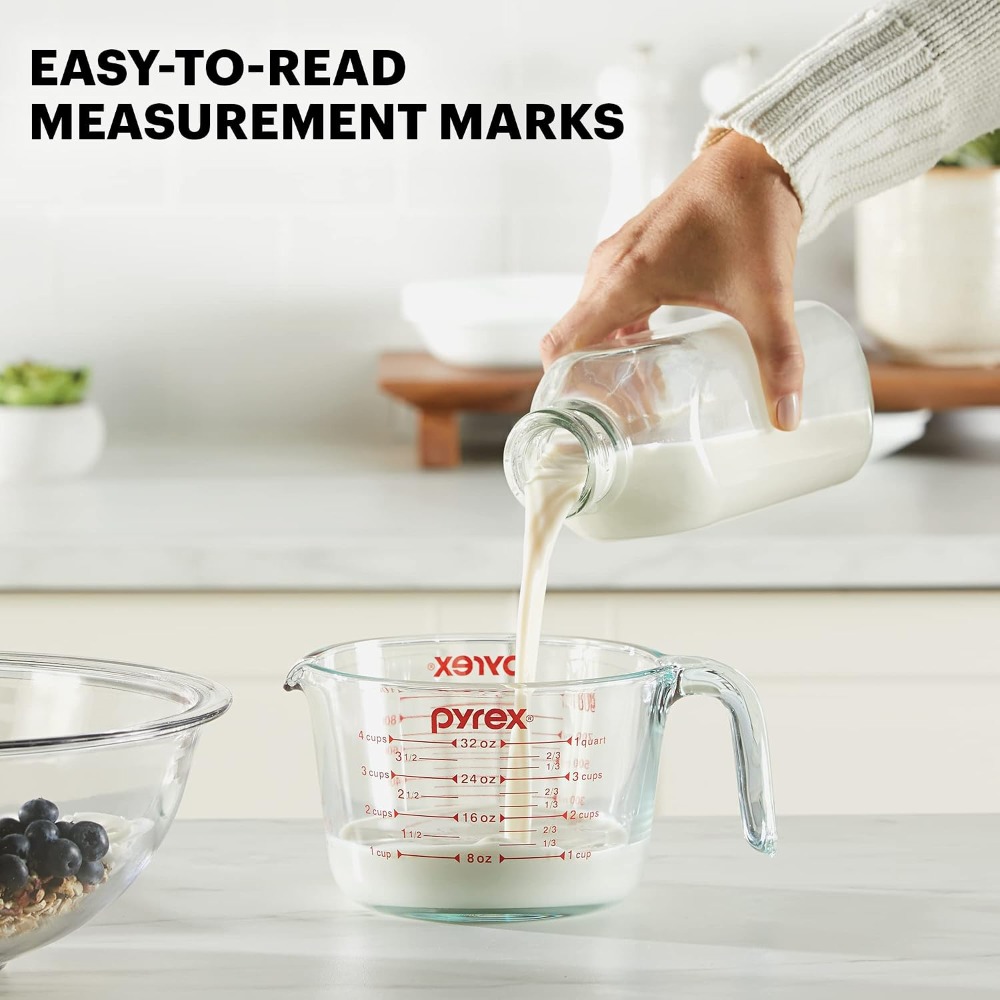 4 Cup Glass Measuring Cup for  - Kitchen Baking Essentials recension och pris