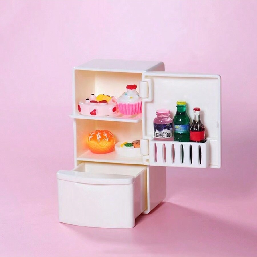 Dollhouse Miniature Refrigerat - Miniature Baking Kitchen recension och pris