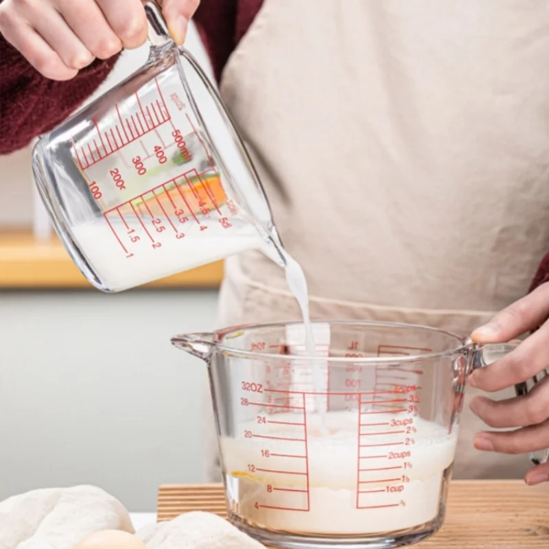 2/4 Cup Glass Measuring Cup Fo - Kitchen Baking Essentials recension och pris
