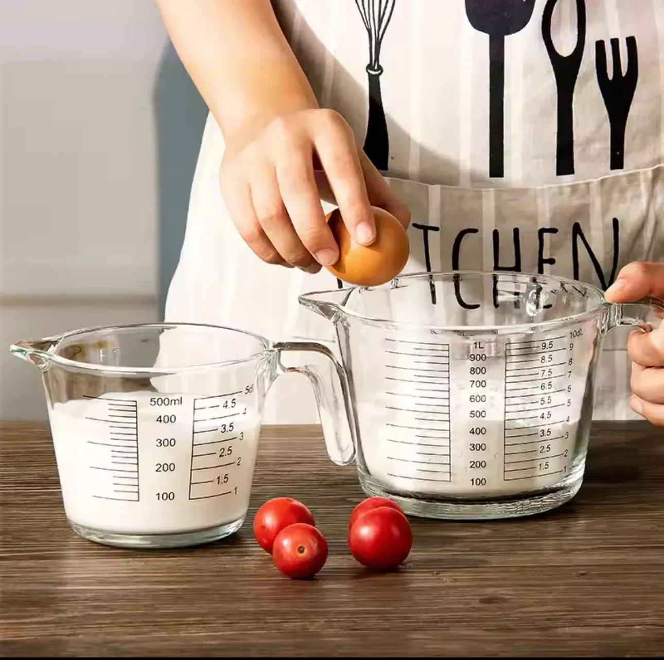 2/4 Cup Glass Measuring Cup Fo - Kitchen Baking Essentials recension och pris