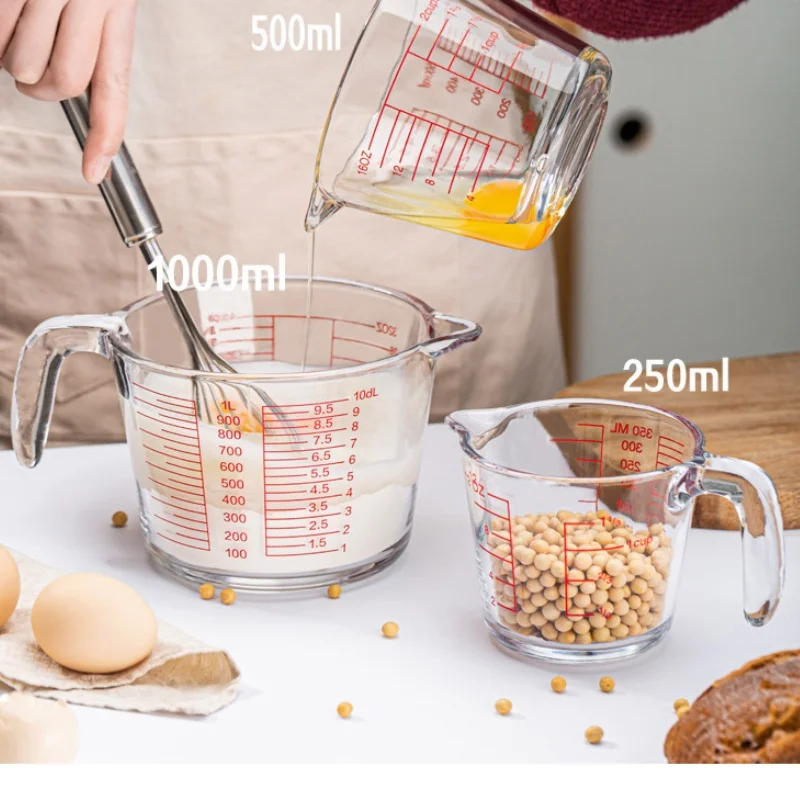 2/4 Cup Glass Measuring Cup Fo - Kitchen Baking Essentials recension och pris