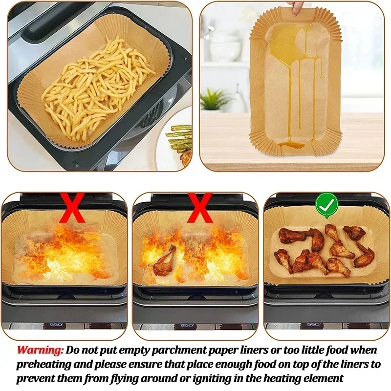 Disposable Air Fryer Paper Non - Kitchen Baking Store recension och pris