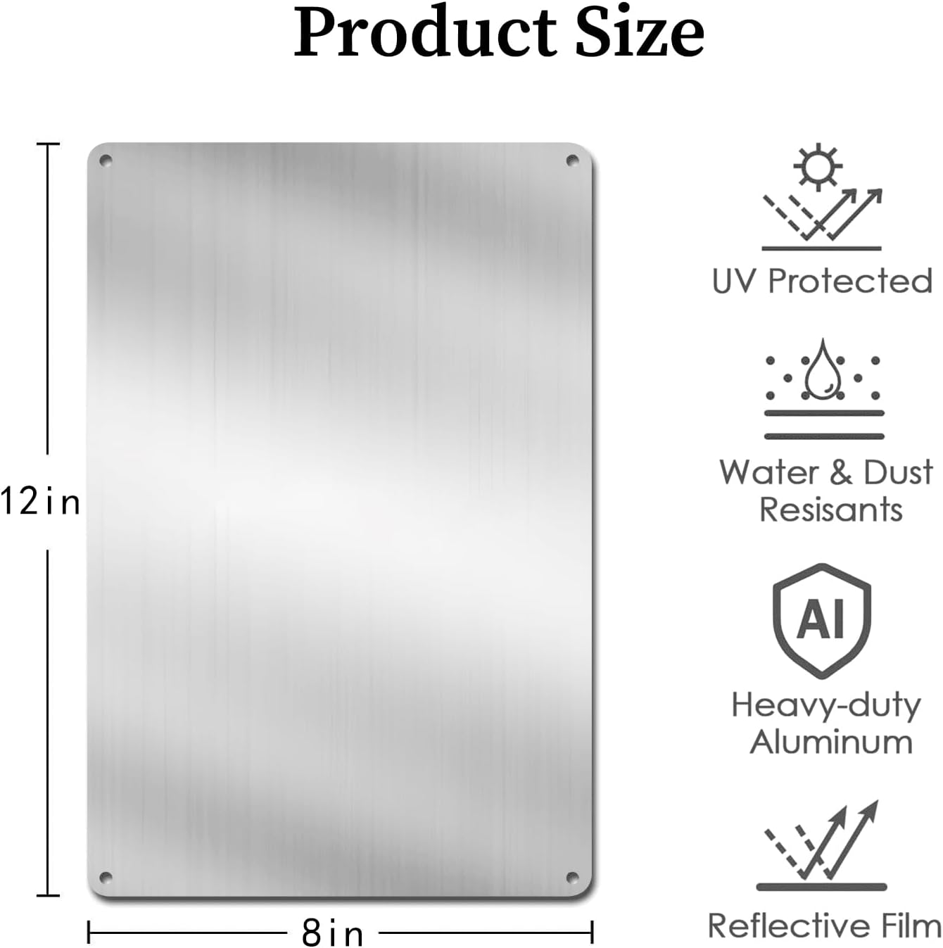 Rustic Tin Decor Baking Signs  - Kitchen Baking Conversion Chart recension och pris