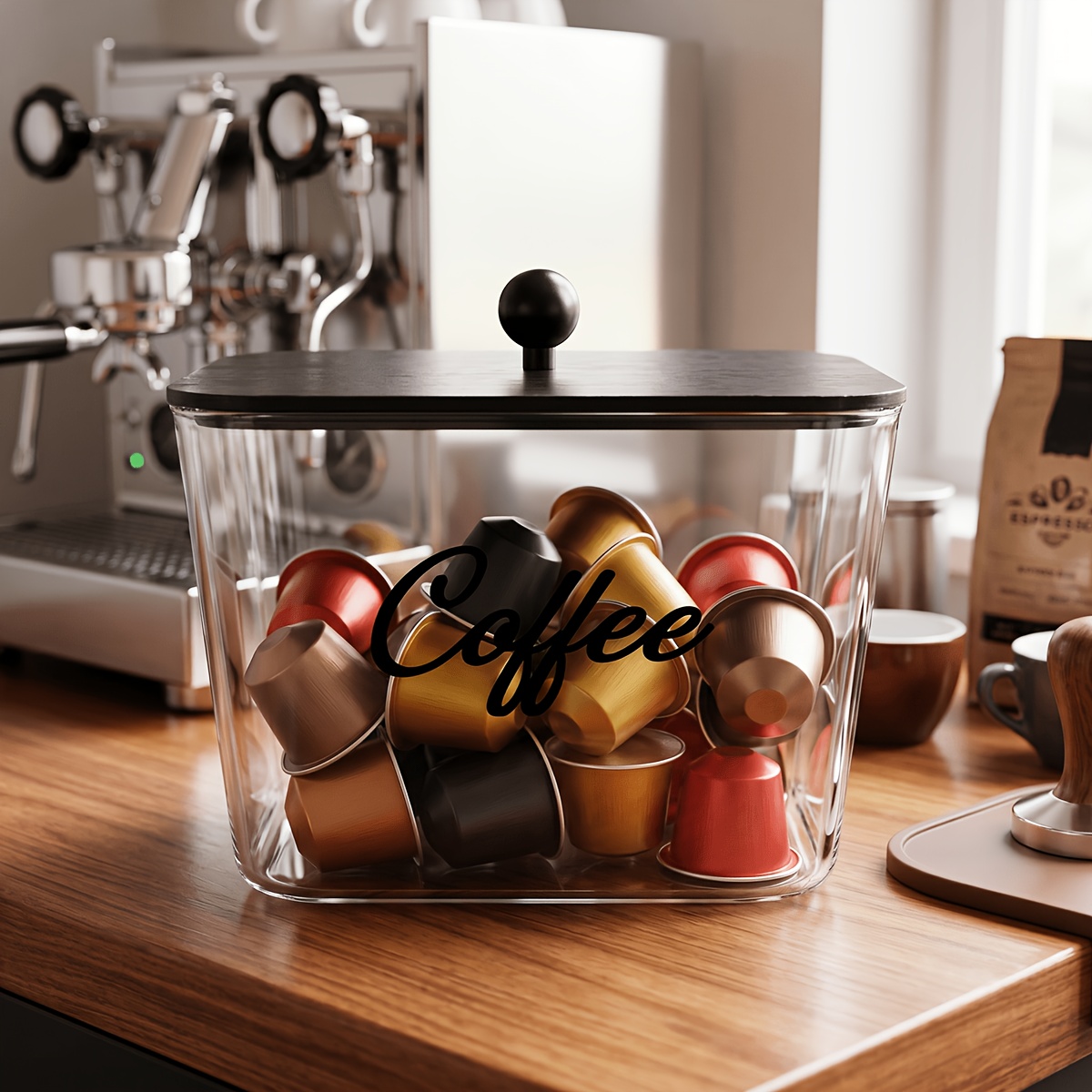 Coffee Pod Holder with Lids Pl - Kitchen Zo recension och pris