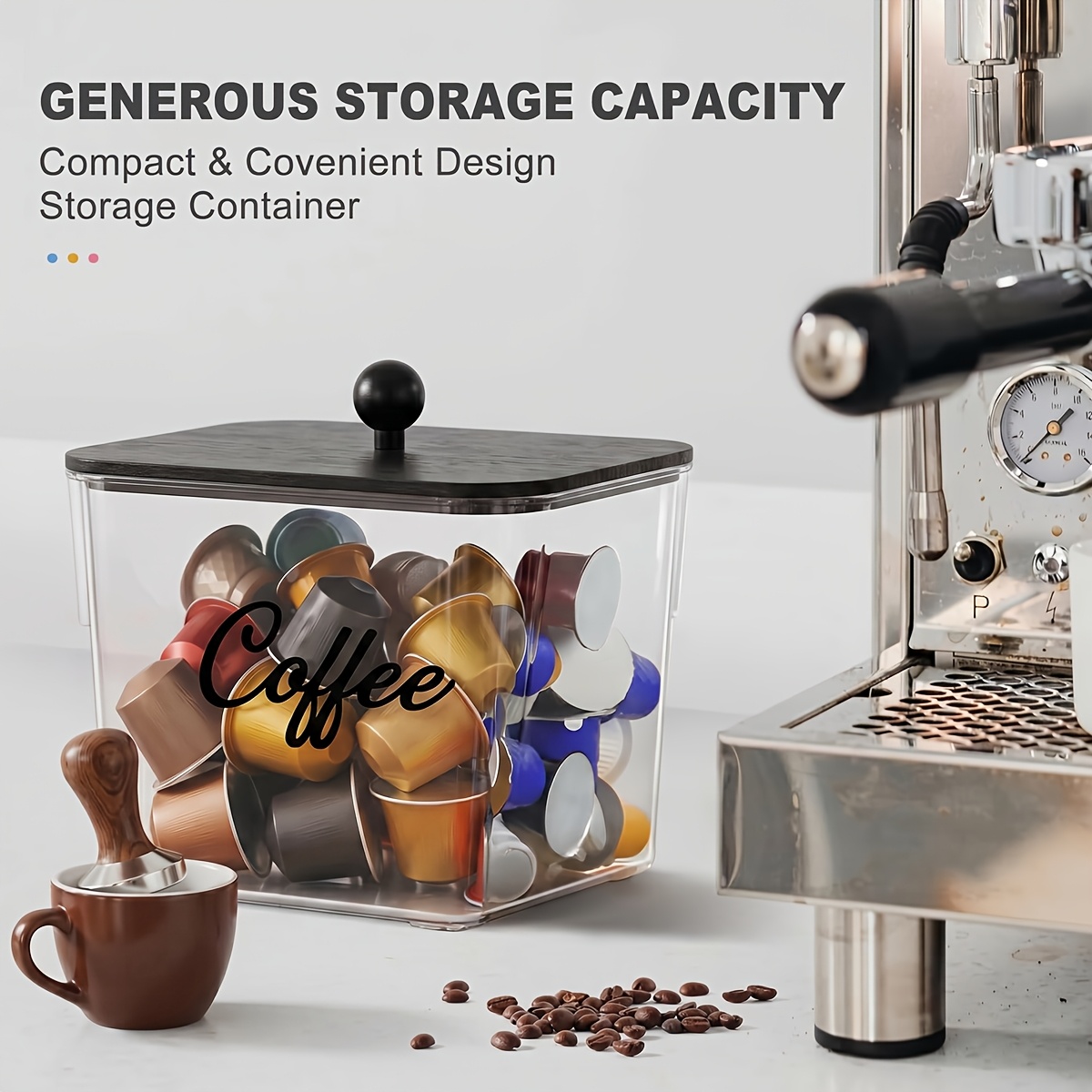 Coffee Pod Holder with Lids Pl - Kitchen Zo recension och pris