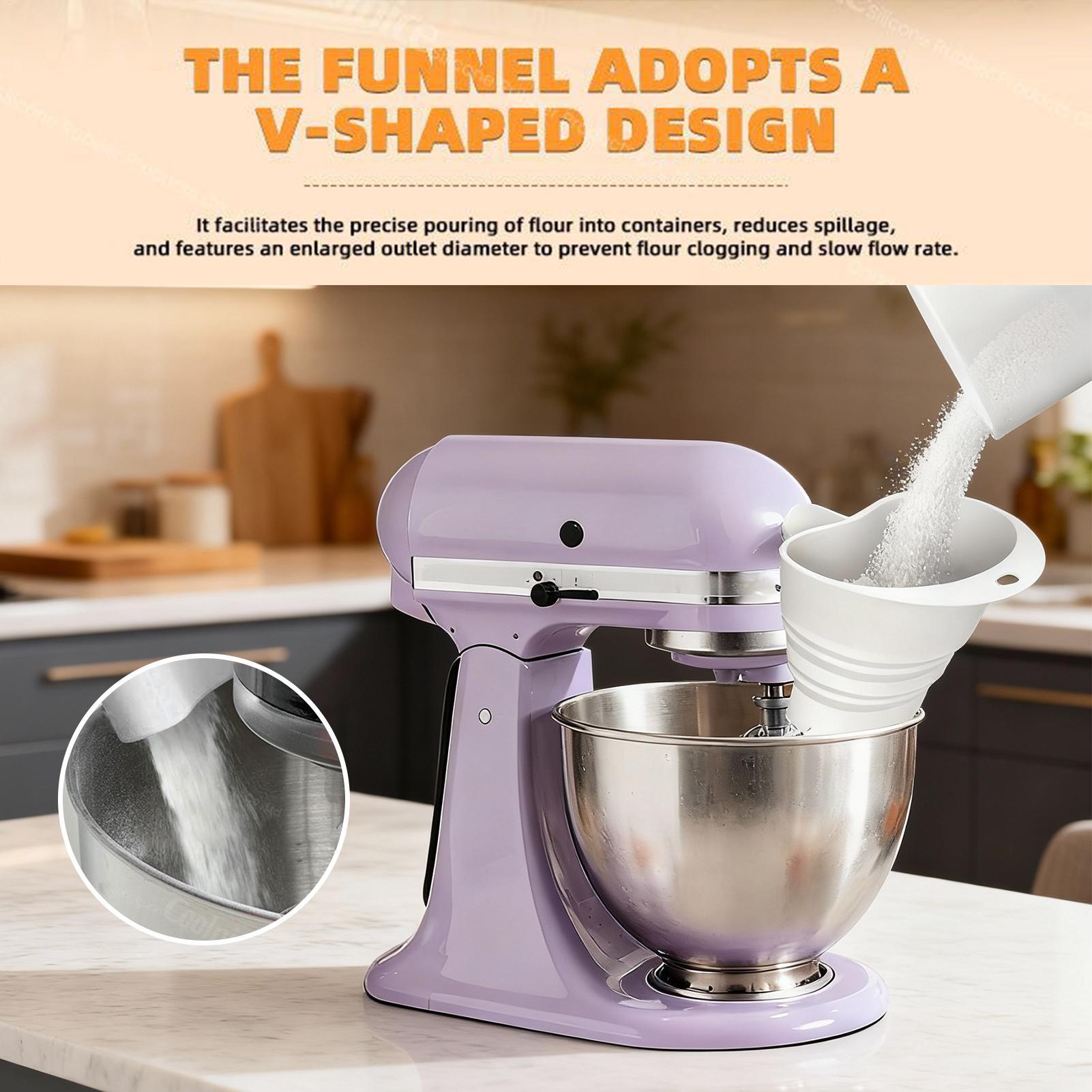 Flour Mixer Funnel Dough Bakin - Kitchen Aid Baking Bread recension och pris