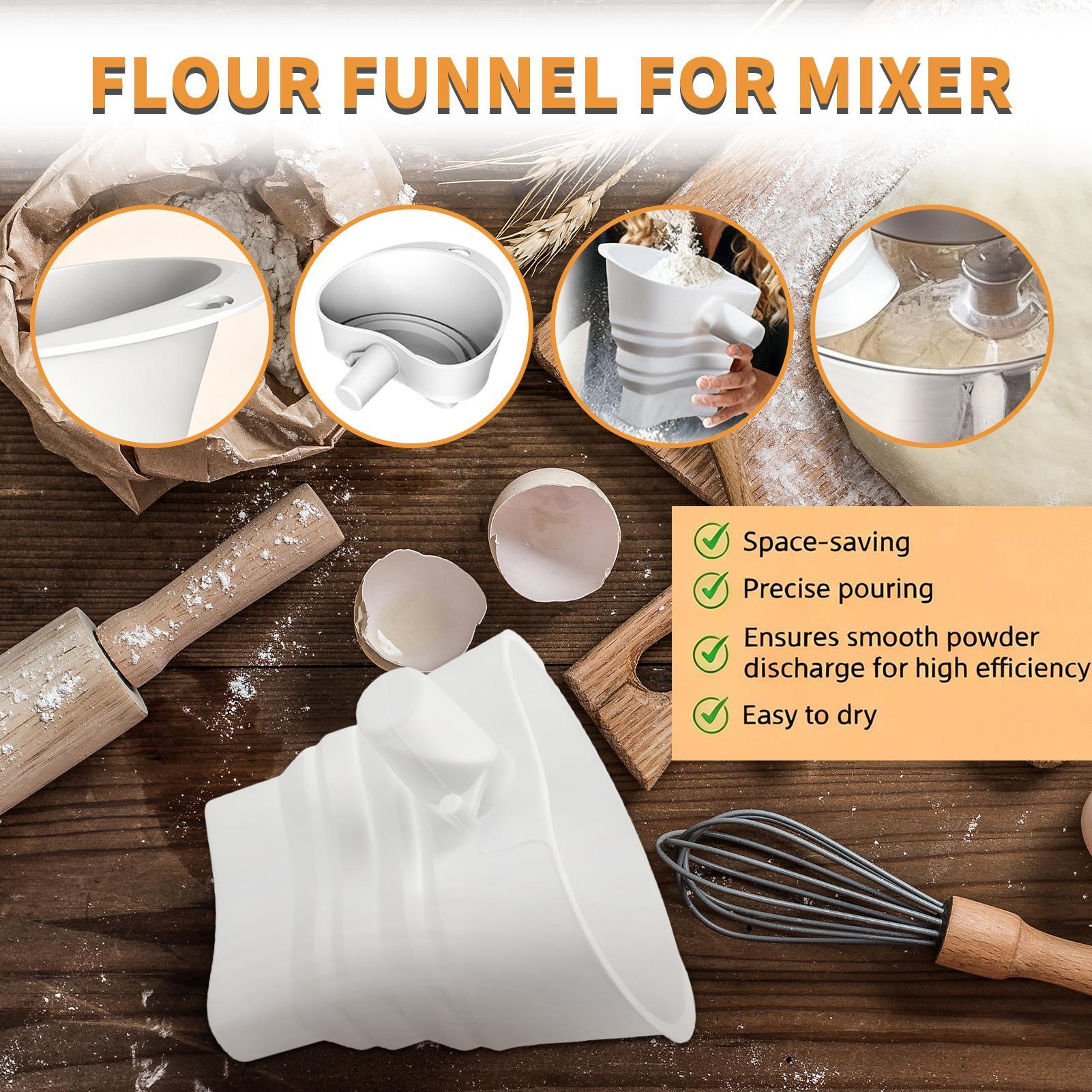 Flour Mixer Funnel Dough Bakin - Kitchen Aid Baking Bread recension och pris