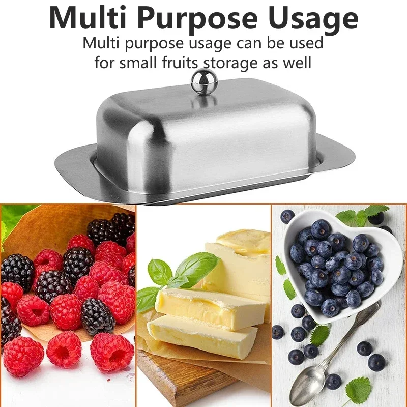 Butter Dish, Stainless Steel B - Kitchen Baking Tins recension och pris