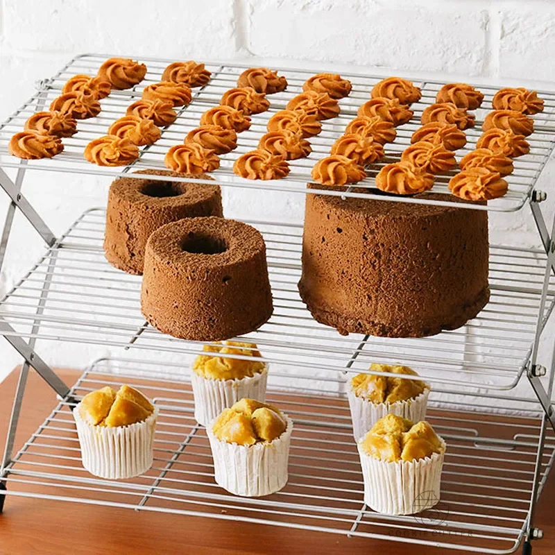 Foldable Multi-Layer Cake Cool - Kitchen Baking Rack recension och pris