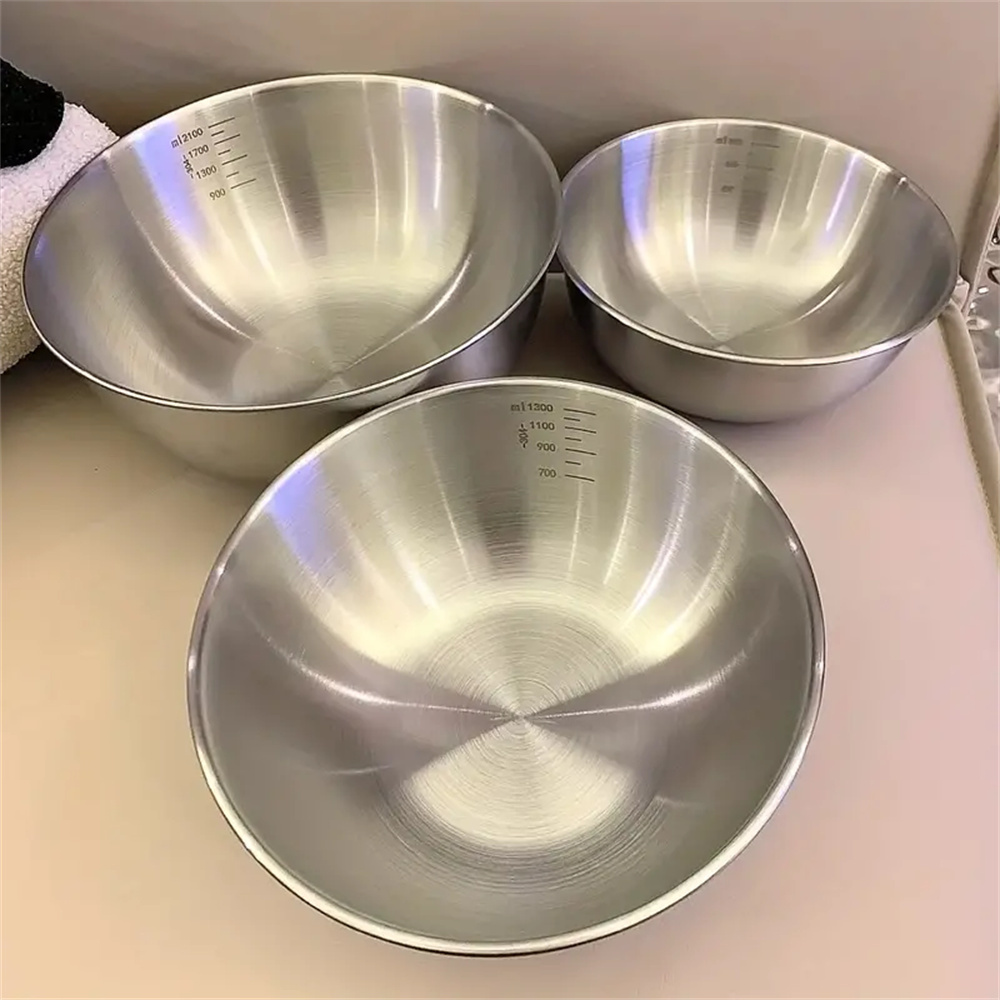 1-3 Stainless Steel Bowl Set w - Kitchen Baking Essentials recension och pris