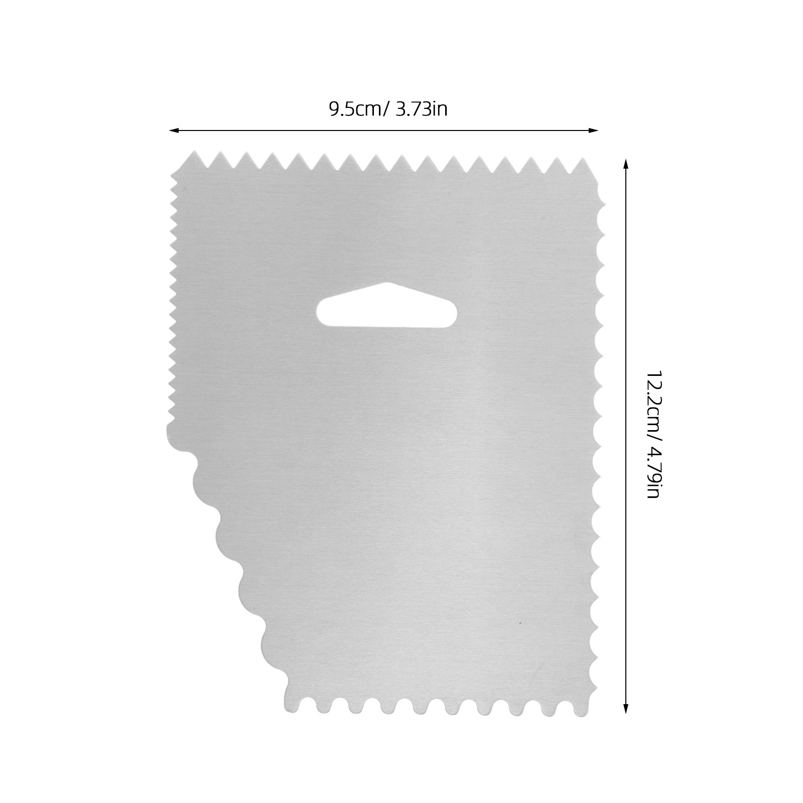 4Pcs Cake Scraper Set Aluminum - Fondant Smoother Set recension och pris