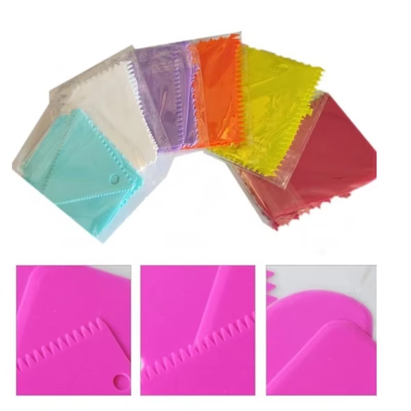 3PCS Cream Scraper Smoother Ir - Fondant Smoother Set recension och pris