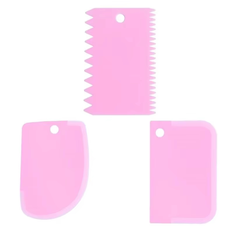 3PCS Cream Scraper Smoother Ir - Fondant Smoother Set recension och pris