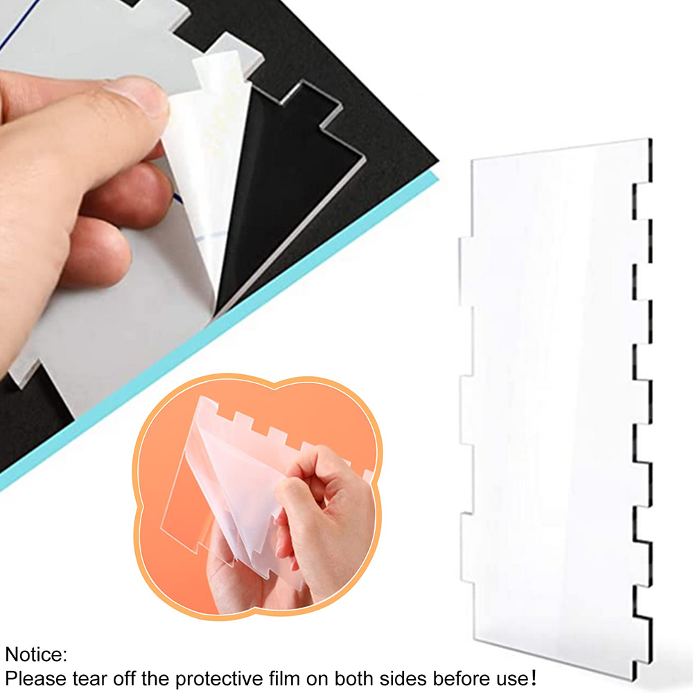 4/6 Pcs Acrylic Cake Decoratin - Fondant Smoother Set recension och pris