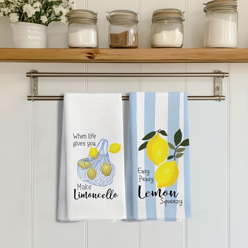 2Pcs, Lemon Mesh Kitchen Towel - Kitchen Baking Decor recension och pris