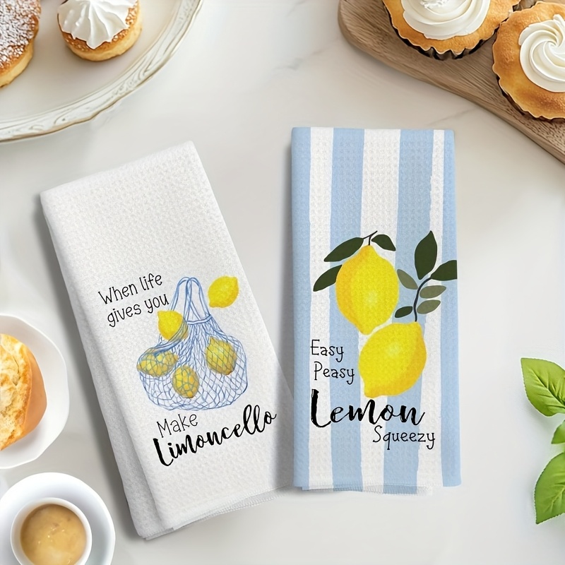 2Pcs, Lemon Mesh Kitchen Towel - Kitchen Baking Decor recension och pris