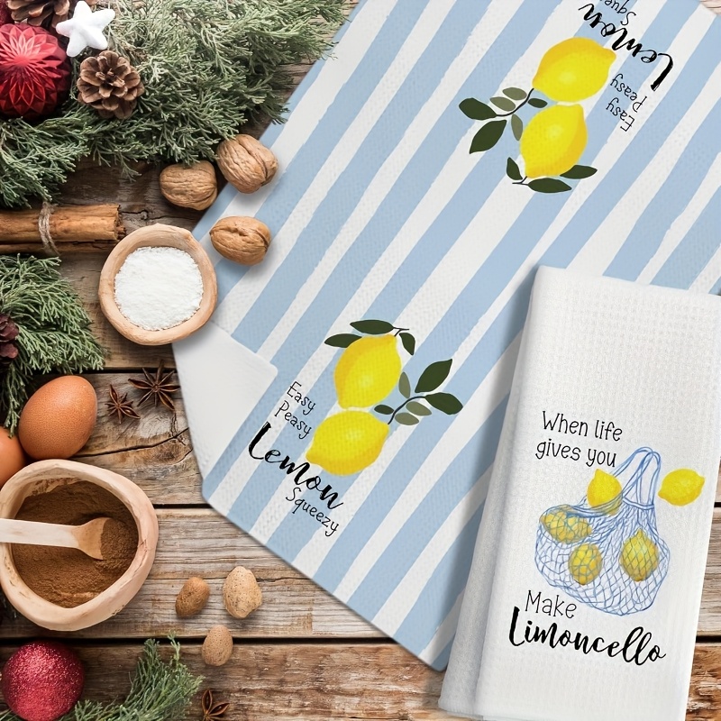 2Pcs, Lemon Mesh Kitchen Towel - Kitchen Baking Decor recension och pris