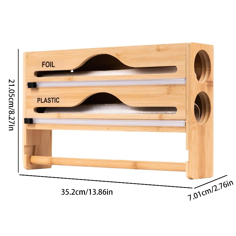 Wooden Cling Film Dispenser wi - Kitchen Zo recension och pris