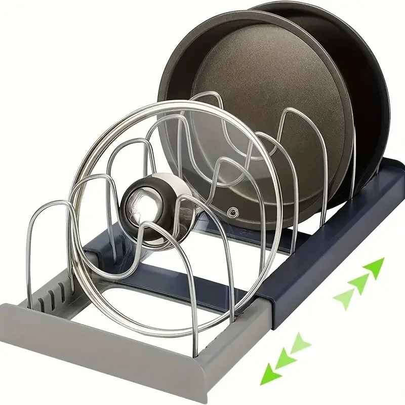Expandable Stainless Steel Sto - Kitchen Baking Pan Organizer recension och pris
