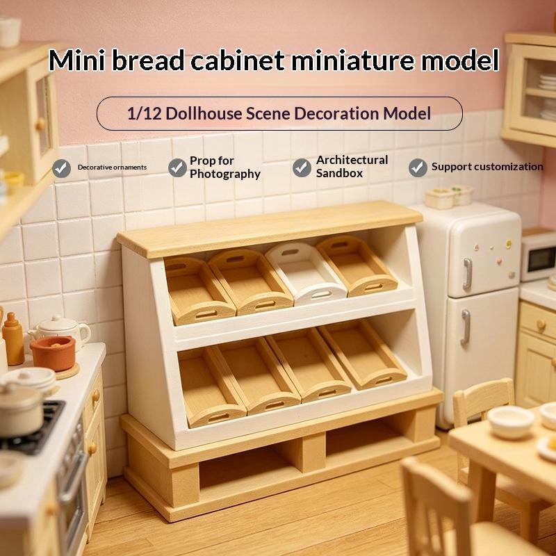1Pcs 1 12 Dollhouse Cake Cabin - Kitchen Baking Rack recension och pris