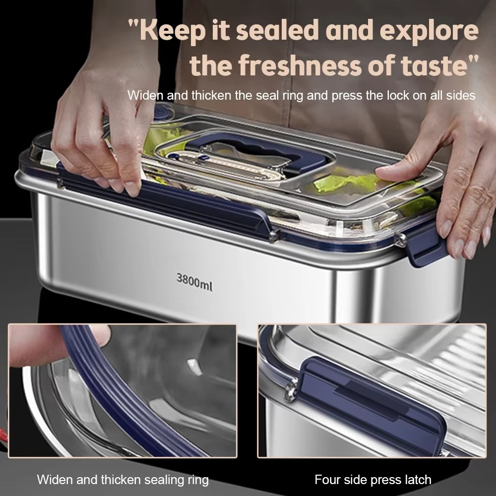 316 Stainless Steel Food Stora - Kitchen Baking Tins recension och pris