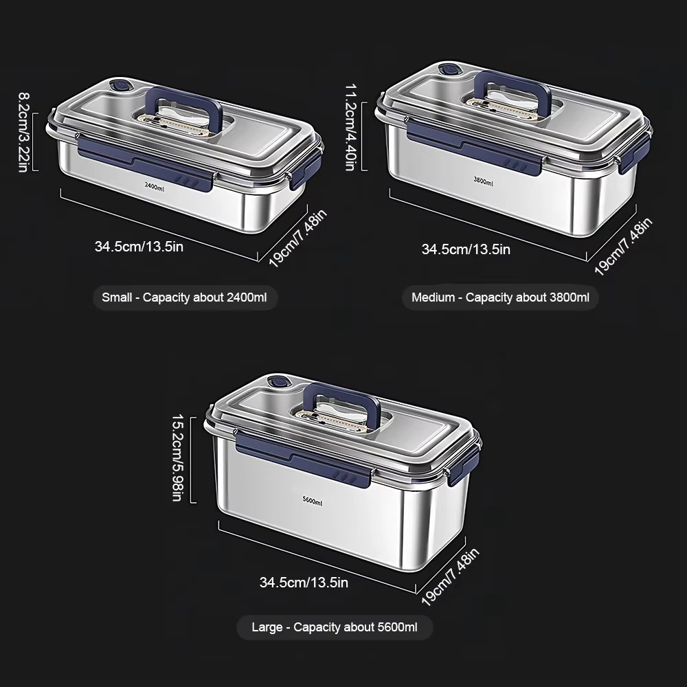 316 Stainless Steel Food Stora - Kitchen Baking Tins recension och pris