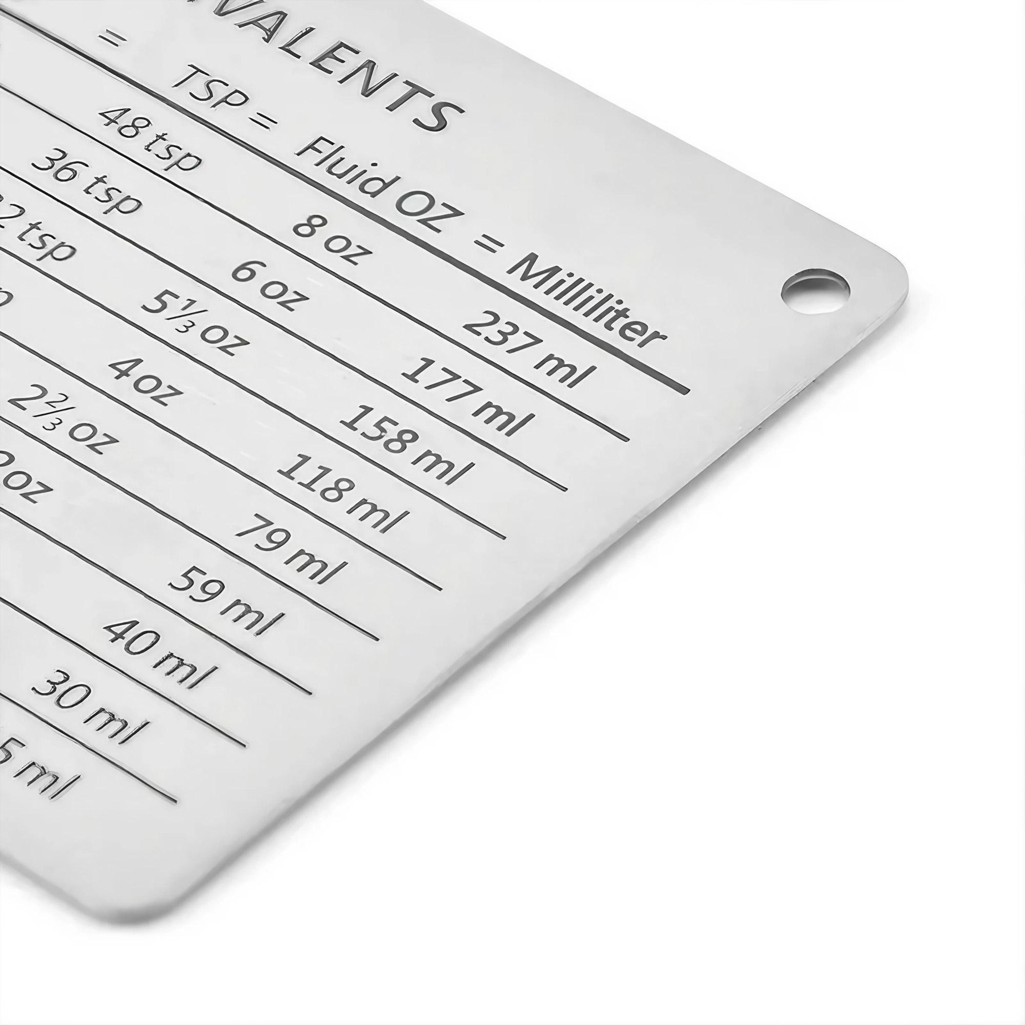 Digital Kitchen Scale 430 Stee - Kitchen Baking Conversion Chart recension och pris