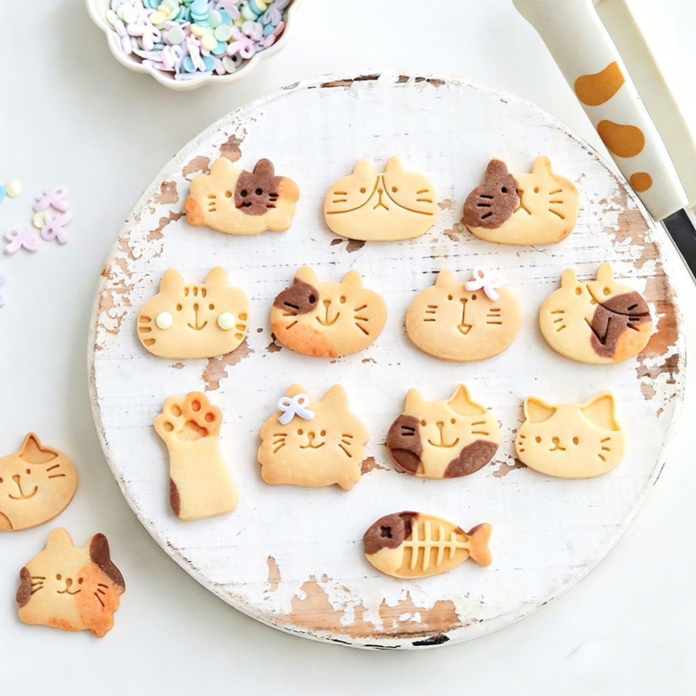 Cute Kitten DIY Stamp Cookie C - Kitchen Baking Store recension och pris