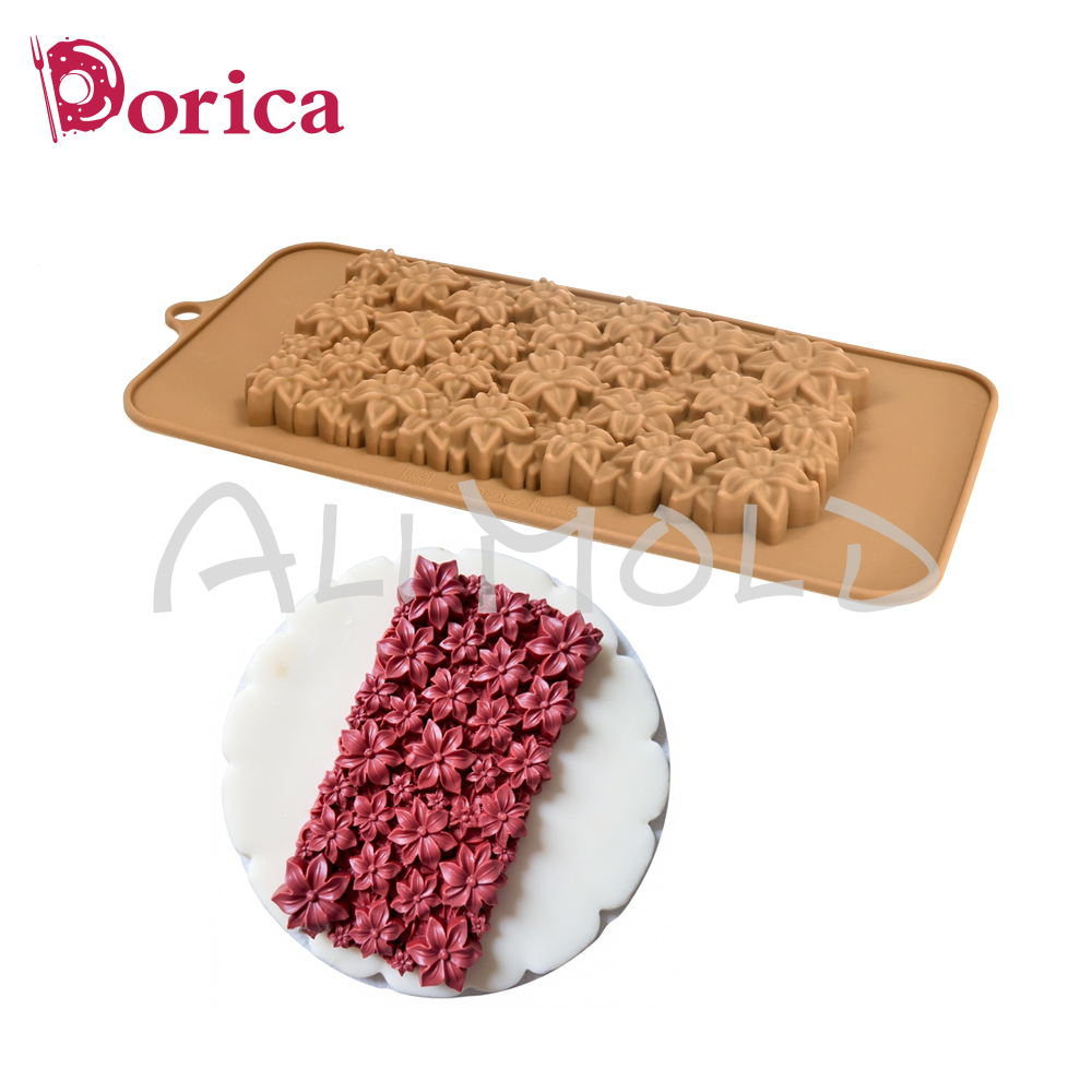 Flower Silicone Chocolate Mold - Kitchen Baking Decor recension och pris